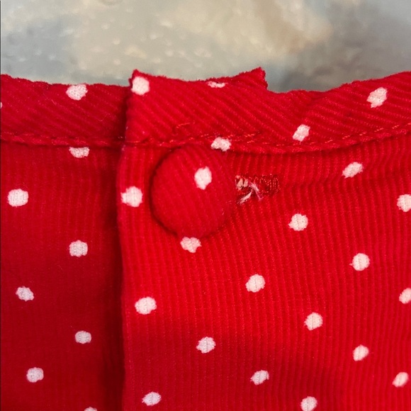 Mud Pie Girls Red Polka Dot Christmas Dress – Smocked Reindeer & Tree, Size 4T - Picture 10 of 11